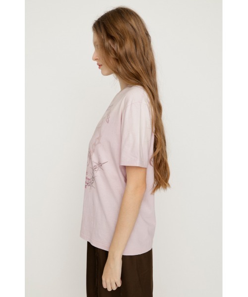SLY(スライ)の「VINTAGE LIKE HORSE PRINT T/SH ヴィンテージライクホースプリントTシャツ 夏服(Tシャツ/カットソー・レディース・ライトピンク/バーガンディー/ライトブラック・FREE)」の13枚目の写真