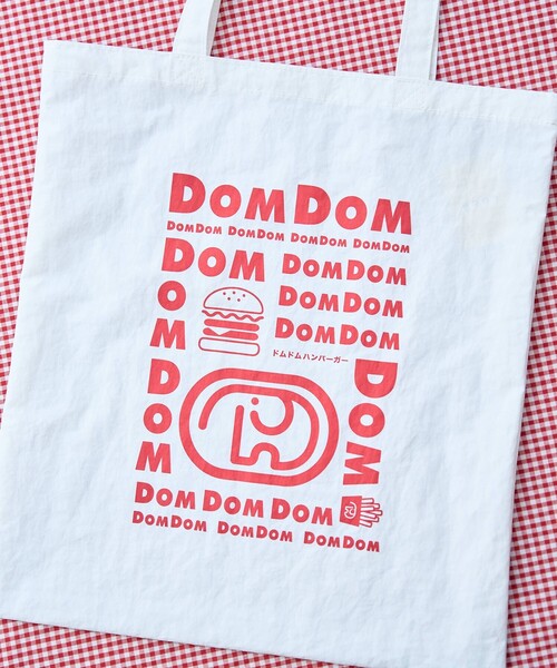 coen（コーエン）の「【DOMDOM（ドムドム）×coen】アソートプリントトートバッグ（トートバッグ・レディース・クリーム/レッド/オフホワイト/ロイヤルブルー・FREE）」の17枚目の写真