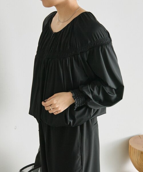 ear PAPILLONNER(イアパピヨネ)の「ジップアップラッシュガード【SUM1 STYLE】(シャツ/ブラウス・レディース・ブラック・FREE)」の21枚目の写真