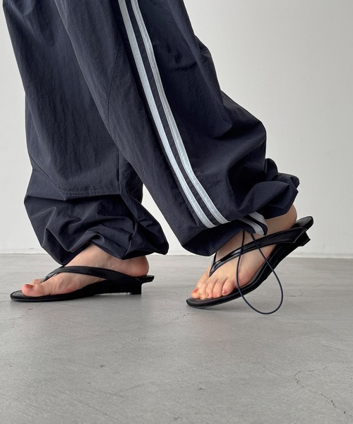 CANAL JEAN(キャナルジーン)の「choice_cnl ナイロンラインパンツ(その他パンツ・レディース・ネイビー・ONE SIZE)」の14枚目の写真