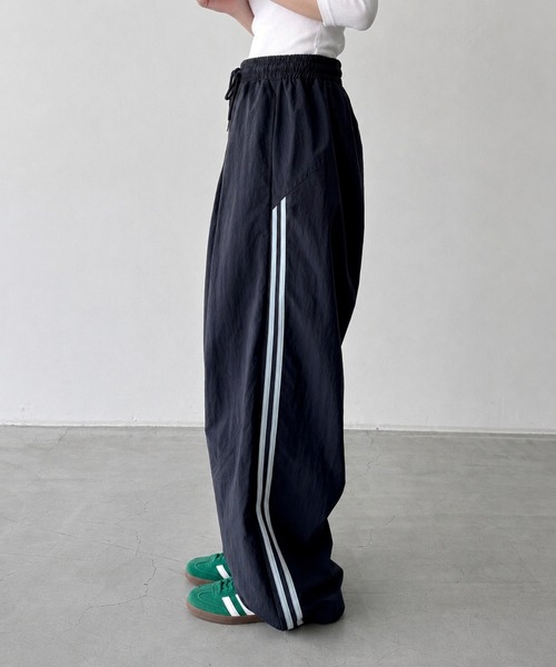 CANAL JEAN(キャナルジーン)の「choice_cnl ナイロンラインパンツ(その他パンツ・レディース・ネイビー・ONE SIZE)」の10枚目の写真