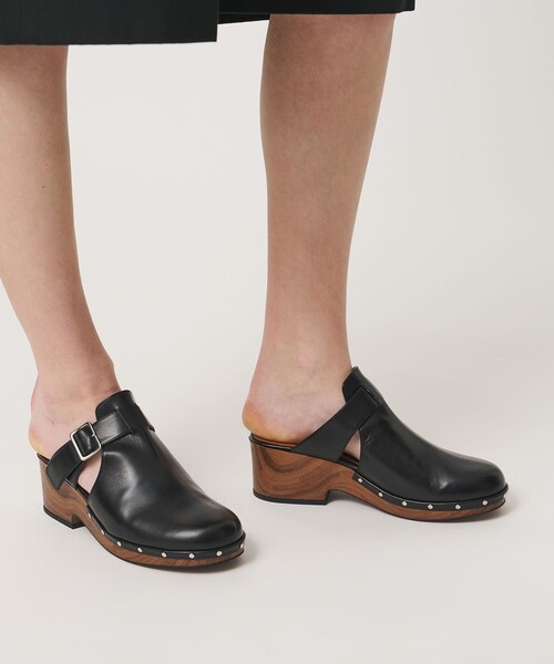 6(ロク)の「<OE>SABOT SANDALS/シューズ(その他シューズ・レディース・ブラック・37/36/39/38)」の2枚目の写真