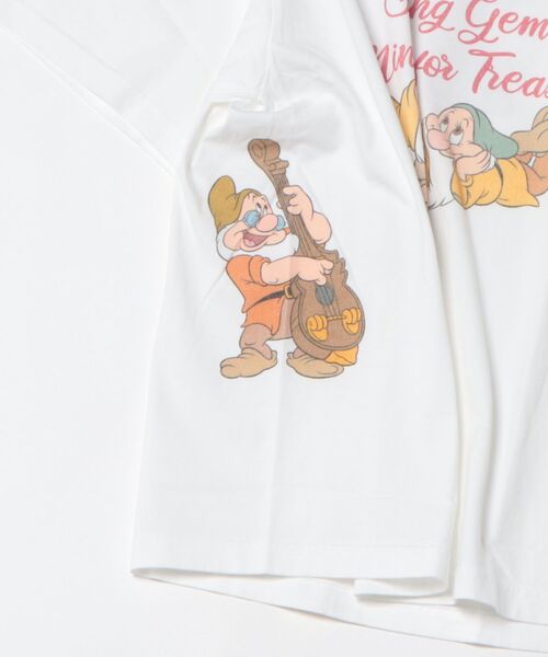 ADAM PATEK（アダムパテック）の「ADAMPATEK/アダムパテック/SnowWhite & the 7Dwarfe multi T-Shirts（Tシャツ/カットソー・レディース・ブラック/ホワイト・2/1）」の5枚目の写真