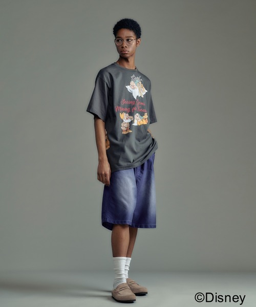 ADAM PATEK（アダムパテック）の「ADAMPATEK/アダムパテック/SnowWhite & the 7Dwarfe multi T-Shirts（Tシャツ/カットソー・レディース・ブラック/ホワイト・2/1）」の14枚目の写真