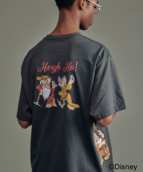 ADAM PATEK（アダムパテック）の「ADAMPATEK/アダムパテック/SnowWhite & the 7Dwarfe multi T-Shirts（Tシャツ/カットソー・レディース・ブラック/ホワイト・2/1）」の15枚目の写真