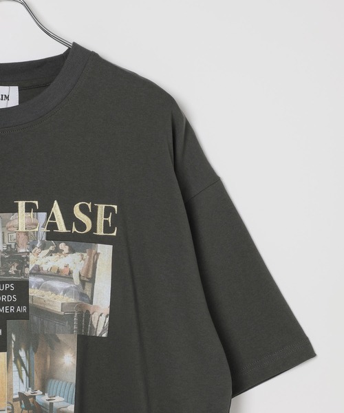 PBLIM(ページボーイリム)の「《UNISEX》フォトコラージュT / 刺繍デザイン / フロントプリント(Tシャツ/カットソー・レディース・オフホワイト/ブラウン/チャコールグレー・FREE)」の7枚目の写真