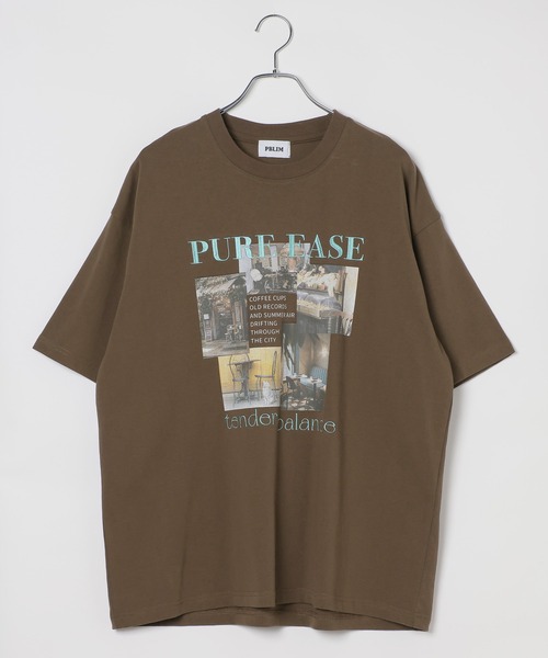 PBLIM(ページボーイリム)の「《UNISEX》フォトコラージュT / 刺繍デザイン / フロントプリント(Tシャツ/カットソー・レディース・オフホワイト/ブラウン/チャコールグレー・FREE)」の13枚目の写真