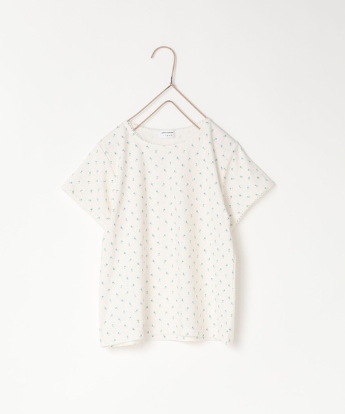LOWRYS FARM(ローリーズファーム)の「パターンメッシュT 876719(Tシャツ/カットソー・キッズ・グレー/ピンク/アイボリー/ホワイト×ブルー/ブルー系その他・110cm/120cm/130cm/140cm/150cm)」の20枚目の写真