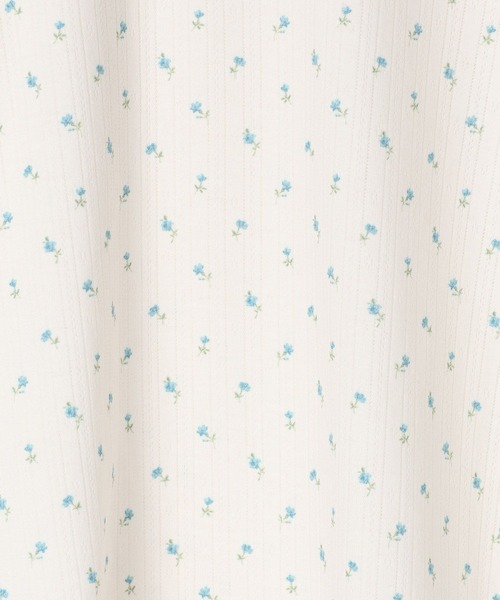LOWRYS FARM(ローリーズファーム)の「パターンメッシュT 876719(Tシャツ/カットソー・キッズ・グレー/ピンク/アイボリー/ホワイト×ブルー/ブルー系その他・110cm/120cm/130cm/140cm/150cm)」の19枚目の写真
