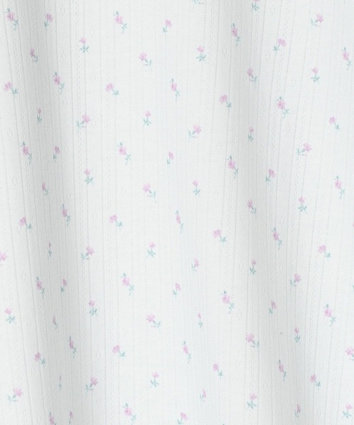 LOWRYS FARM(ローリーズファーム)の「パターンメッシュT 876719(Tシャツ/カットソー・キッズ・グレー/ピンク/アイボリー/ホワイト×ブルー/ブルー系その他・110cm/120cm/130cm/140cm/150cm)」の16枚目の写真