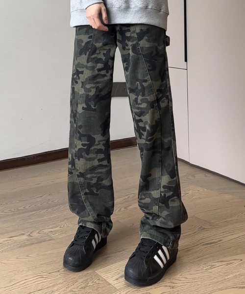 B.R.U(ブル)の「カモフラ柄ストレートパンツ(その他パンツ・メンズ・その他・MEDIUM)」の5枚目の写真