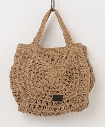 【Swaraj/スワラージ】手編みペーパーラフィア・トートBAG