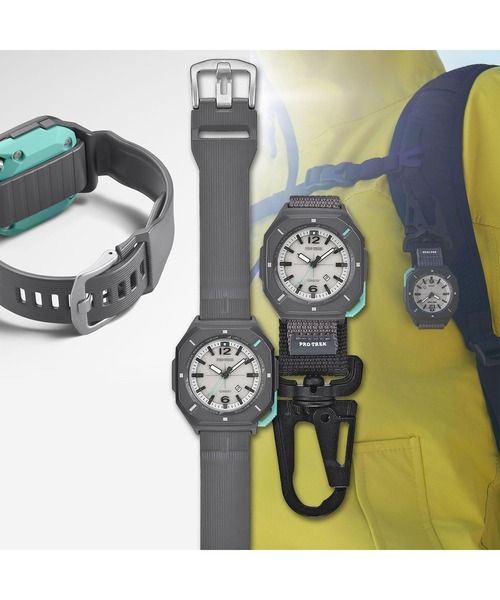 PRO TREK(プロトレック)の「Hiker Line / RJ-01AE-8JR(アナログ腕時計・レディース・グレー・FREE)」の16枚目の写真