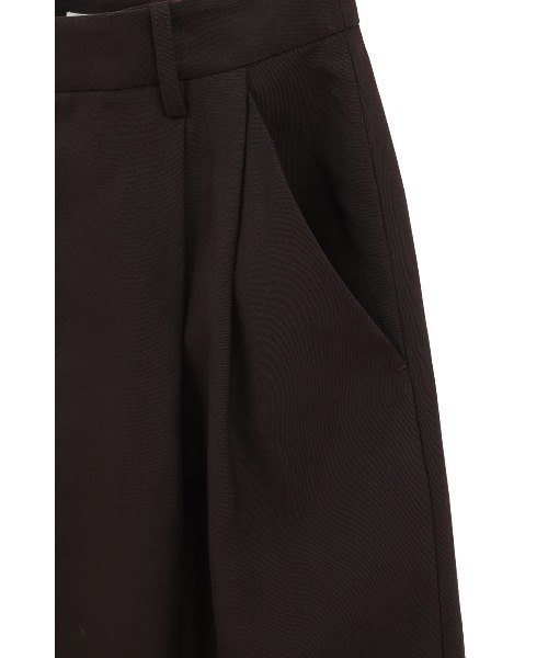 CLANE（クラネ）の「TENCEL HALF PANTS（その他パンツ・レディース・ブラウン/アイボリー・1）」の20枚目の写真