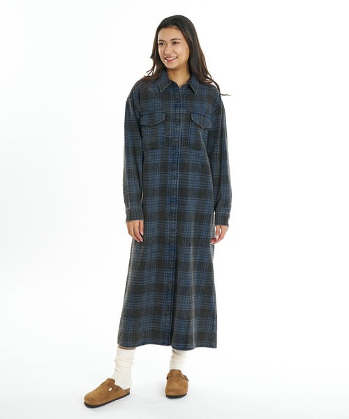 BILLABONG(ビラボン)の「BILLABONG/ビラボン ロングワンピース BG014354(ワンピース・レディース・ブルー/グリーン・M)」の1枚目の写真