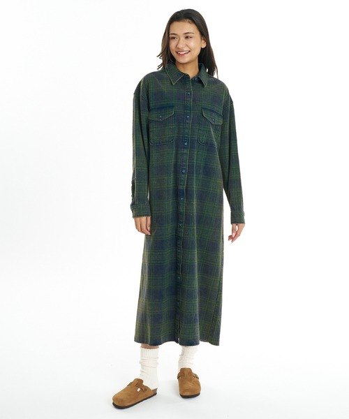 BILLABONG(ビラボン)の「BILLABONG/ビラボン ロングワンピース BG014354(ワンピース・レディース・ブルー/グリーン・M)」の2枚目の写真