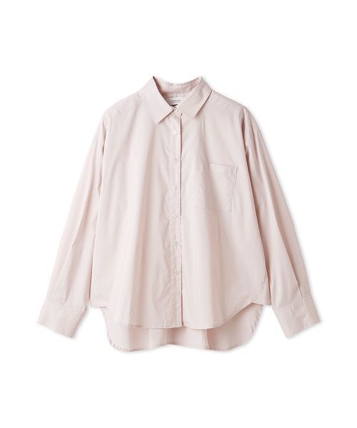 emmi（エミ）の「【ONLINE限定カラーあり】ベーシックシャツ（シャツ/ブラウス・レディース・ピンク/ブルー/イエロー/ダークネイビー/オフホワイト・F）」の5枚目の写真