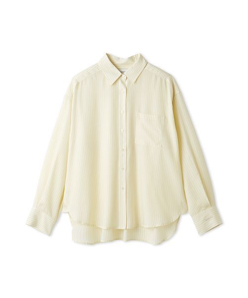 emmi（エミ）の「【ONLINE限定カラーあり】ベーシックシャツ（シャツ/ブラウス・レディース・ピンク/ブルー/イエロー/ダークネイビー/オフホワイト・F）」の6枚目の写真