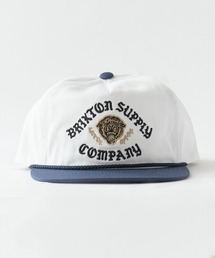BRIXTON | BRIXTON/ブリクストン MORADO MP SNAPBACK タイガー刺繍 ミディアムプロファイル フラットバイザー 6Pキャップ スナップバック ストリートメンズ 2026年 夏 夏服(キャップ)