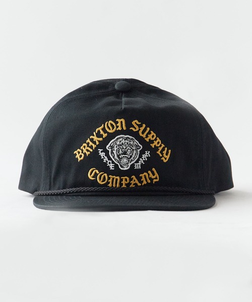 BRIXTON(ブリクストン)の「BRIXTON/ブリクストン MORADO MP SNAPBACK タイガー刺繍 ミディアムプロファイル フラットバイザー 6Pキャップ スナップバック ストリートメンズ 2026年 夏 夏服(キャップ・メンズ・ホワイト/ブラック・ONE SIZE)」の2枚目の写真