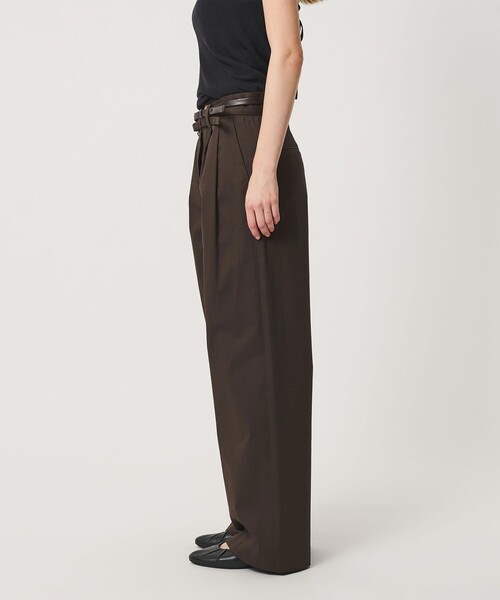 ATTISESSION(アティセッション)の「<ATTISESSION>ベルト2タック ストレートパンツ(チノパンツ・レディース・ダークブラウン/ブラック・36/38)」の17枚目の写真