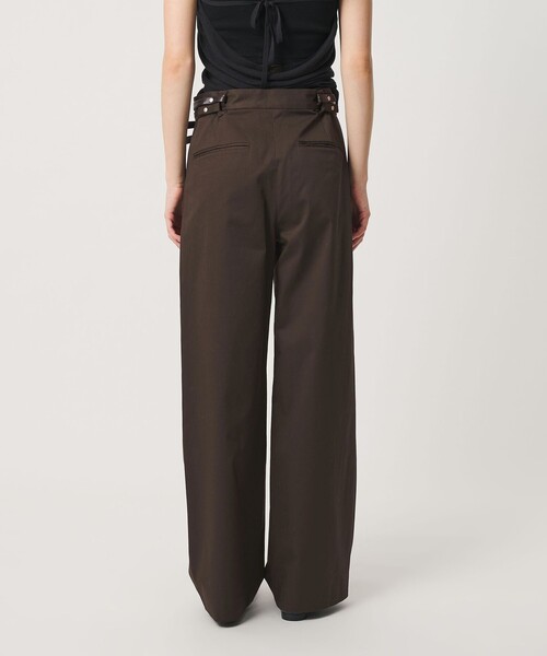 ATTISESSION(アティセッション)の「<ATTISESSION>ベルト2タック ストレートパンツ(チノパンツ・レディース・ダークブラウン/ブラック・36/38)」の18枚目の写真