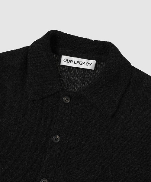Our Legacy(アワーレガシー)の「OUR LEGACY EVENING POLO(ニット/セーター・メンズ・ブラック・44/46)」の4枚目の写真