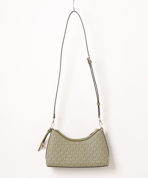 MICHAEL KORS(マイケルコース)の「SAMMY コンバーチブル クロスボディバッグ スモール - Mkシグネチャー(ショルダーバッグ・レディース・グリーン系・FREE)」の2枚目の写真