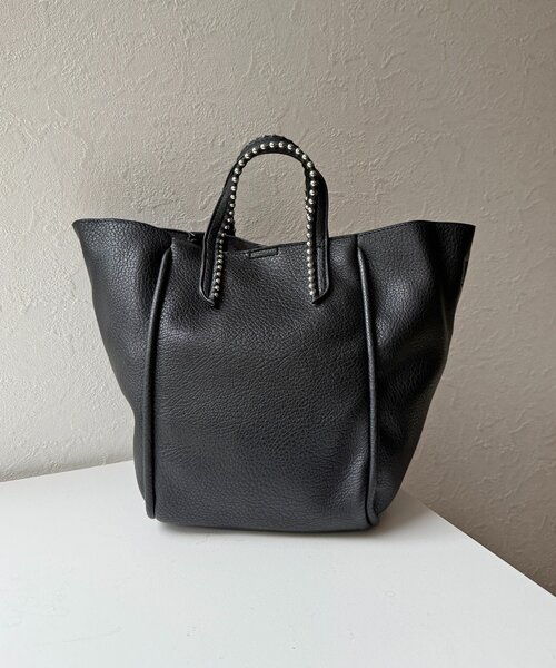DouDou(ドゥドゥ)の「ミニショルダー付ボールチェーン2wayトートバッグ(トートバッグ・レディース・ライトグレー/ブラック/キャメル・FREE)」の8枚目の写真