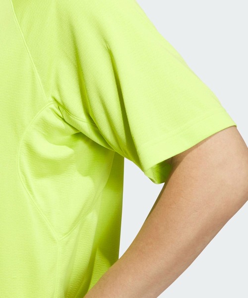 adidas(アディダス)の「テック エッセンシャルズ クールタッチ レギュラーフィット 半袖Tシャツ / アディダス adidas(Tシャツ/カットソー・メンズ・イエロー・XX-LARGE/3XL/LARGE/MEDIUM/SMALL/X-LARGE)」の4枚目の写真