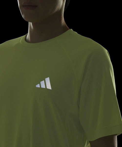 adidas(アディダス)の「テック エッセンシャルズ クールタッチ レギュラーフィット 半袖Tシャツ / アディダス adidas(Tシャツ/カットソー・メンズ・イエロー・XX-LARGE/3XL/LARGE/MEDIUM/SMALL/X-LARGE)」の3枚目の写真