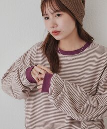 DISCOAT（ディスコート）の「【Enlude】ボーダーロンT《ユニセックス》（Tシャツ/カットソー）」
