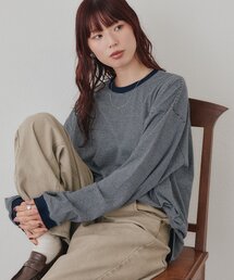 DISCOAT（ディスコート）の「【Enlude】ボーダーロンT《ユニセックス》（Tシャツ/カットソー）」