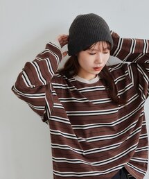 DISCOAT（ディスコート）の「【Enlude】ボーダーロンT《ユニセックス》（Tシャツ/カットソー）」