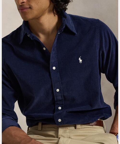 POLO RALPH LAUREN(ポロ ラルフ ローレン)の「クラシック フィット コーデュロイ シャツ(シャツ/ブラウス・メンズ・ネイビー系1・XS/XL/S/M/L)」の6枚目の写真