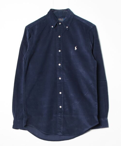 POLO RALPH LAUREN(ポロ ラルフ ローレン)の「クラシック フィット コーデュロイ シャツ(シャツ/ブラウス・メンズ・ネイビー系1・XS/XL/S/M/L)」の3枚目の写真
