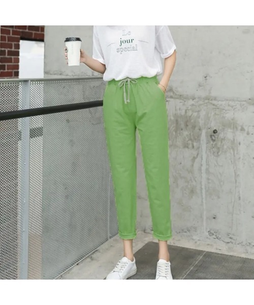 Carpe Diem（カルペディエム）の「綿麻ロールアップストレートパンツ（その他パンツ・レディース・ブラック・XL/L/S/M/XXL）」の10枚目の写真