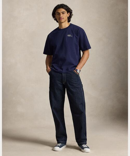 POLO RALPH LAUREN(ポロ ラルフ ローレン)の「リラックス フィット ロゴ ジャージー Tシャツ(Tシャツ/カットソー・メンズ・ネイビー系1・L/M/S/XL/XS)」の6枚目の写真