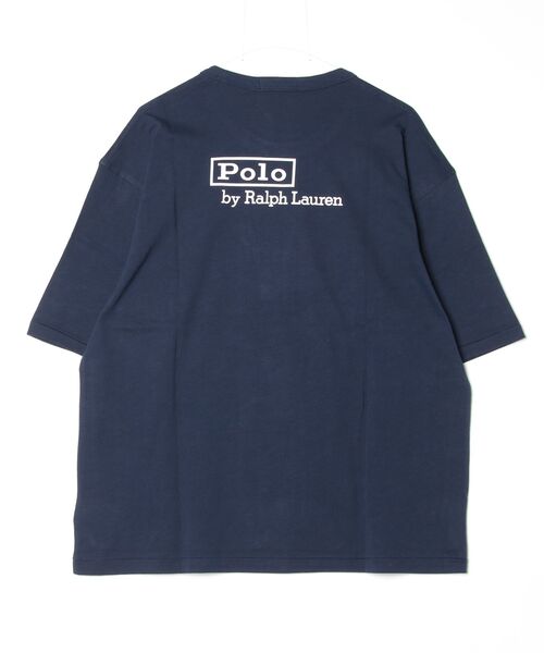 POLO RALPH LAUREN(ポロ ラルフ ローレン)の「リラックス フィット ロゴ ジャージー Tシャツ(Tシャツ/カットソー・メンズ・ネイビー系1・L/M/S/XL/XS)」の4枚目の写真