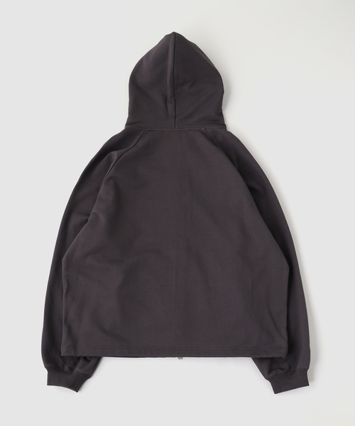 WISM(ウィズム)の「WISM ORIGINAL PRODUCT ZIP HOODIE(パーカー・メンズ・チャコールグレー・LARGE/MEDIUM)」の2枚目の写真