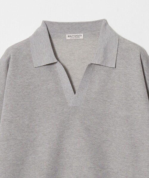 BEAUTY&YOUTH UNITED ARROWS(ビューティーアンドユースユナイテッドアローズ)の「メランジ ミラノ スキッパー ニット ウォッシャブル(ニット/セーター・メンズ・ダークグレー/モカ/ライトグレー・S/XL/L/M)」の6枚目の写真