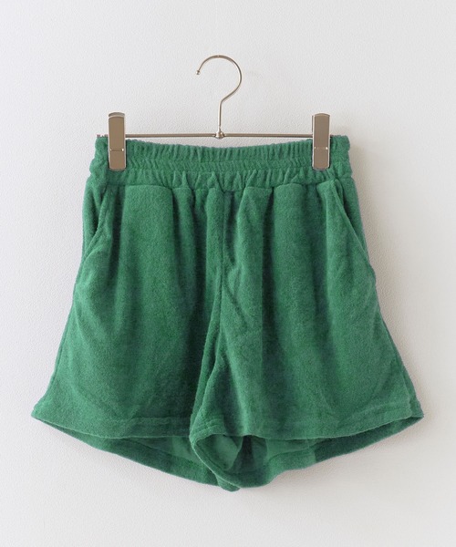 Chick(チック)の「Terry Cloth Easy Shorts / タオル地 イージーショートパンツ ガーリー 韓国 ハーフパンツ ショーツ レディース 2026年 夏 夏服(その他パンツ・レディース・ネイビー/グリーン/ピンク/ブラウン・FREE)」の3枚目の写真