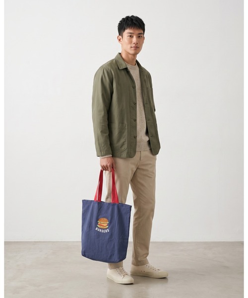 FUNALIVE(ファンアライブ)の「DAILY トートバッグ ハンバーガー(トートバッグ・メンズ・ブラック/ネイビー/アイボリー・ONE SIZE)」の16枚目の写真