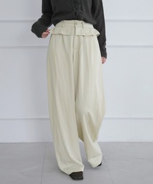 デューン ラッフル ウエスト コットンパンツ/2026 AW COLLECTION