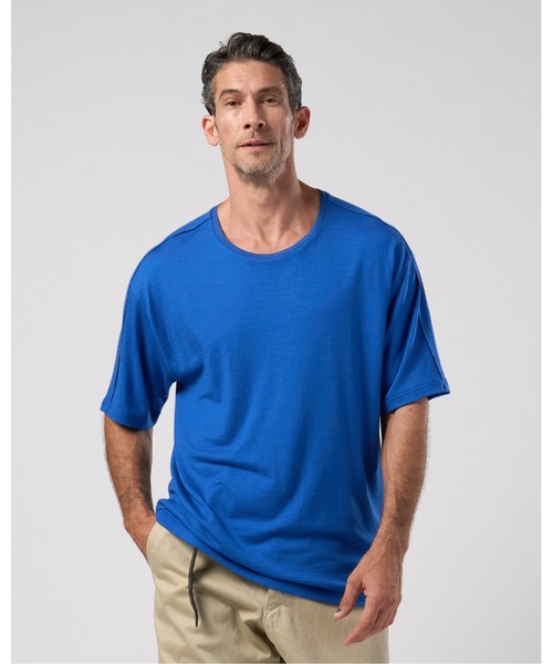 wjk(ダヴルジェイケイ)の「super100's wool jersey S/S(Tシャツ/カットソー・メンズ・ブラック/チャコールグレー/ロイヤルブルー・X-LARGE/SMALL/LARGE/MEDIUM)」の3枚目の写真