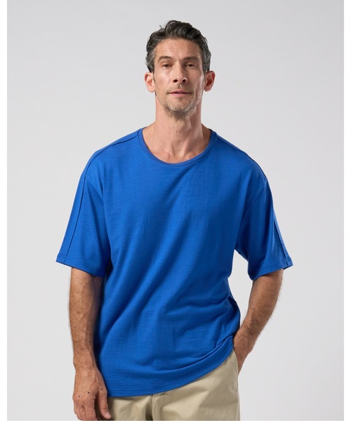 wjk(ダヴルジェイケイ)の「super100's wool jersey S/S(Tシャツ/カットソー・メンズ・ブラック/チャコールグレー/ロイヤルブルー・X-LARGE/SMALL/LARGE/MEDIUM)」の10枚目の写真