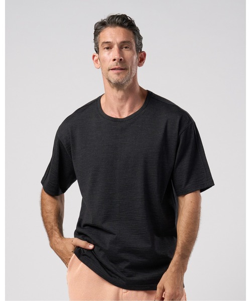wjk(ダヴルジェイケイ)の「super100's wool jersey S/S(Tシャツ/カットソー・メンズ・ブラック/チャコールグレー/ロイヤルブルー・X-LARGE/SMALL/LARGE/MEDIUM)」の14枚目の写真