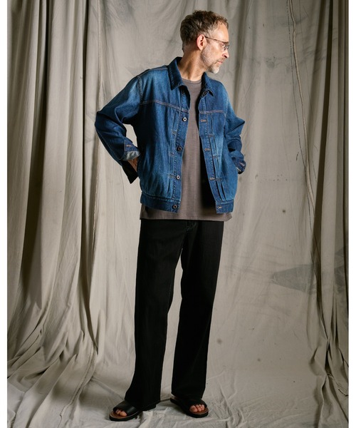 wjk(ダヴルジェイケイ)の「super100's wool jersey S/S(Tシャツ/カットソー・メンズ・ブラック/チャコールグレー/ロイヤルブルー・X-LARGE/SMALL/LARGE/MEDIUM)」の18枚目の写真