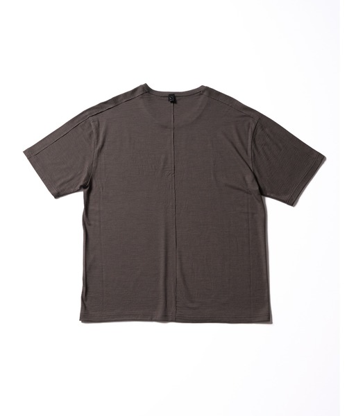 wjk(ダヴルジェイケイ)の「super100's wool jersey S/S(Tシャツ/カットソー・メンズ・ブラック/チャコールグレー/ロイヤルブルー・X-LARGE/SMALL/LARGE/MEDIUM)」の5枚目の写真