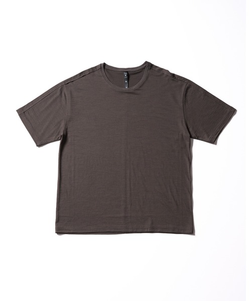 wjk(ダヴルジェイケイ)の「super100's wool jersey S/S(Tシャツ/カットソー・メンズ・ブラック/チャコールグレー/ロイヤルブルー・X-LARGE/SMALL/LARGE/MEDIUM)」の4枚目の写真